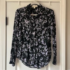 Cloth & Stone Button Down Long Sleeve Blouse Top